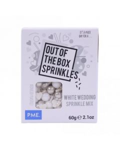 PME White Wedding - Out The Box Sprinkle Mix - 60g 