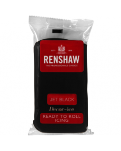 Renshaw RTR Sugar Paste - Jet Black 500g