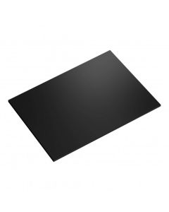 12" x 9" Black Oblong GLOSS Masonite Board (5mm Thick) 
