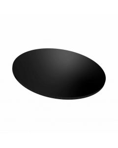 6" Black Round GLOSS Masonite Board (5mm Thick) 