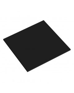 6" Black Square MATT Masonite Board (5mm Thick) 