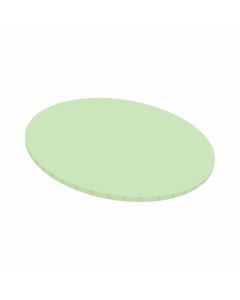 8" Pastel Green Round Matt Masonite Cake Board 5mm Thick