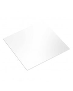 10" White Square GLOSS Masonite Board (5mm Thick) 