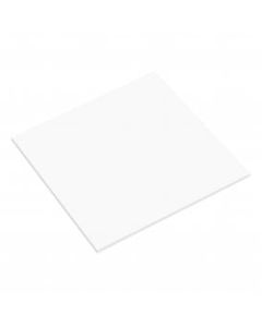 6" White Square MATT Masonite Board (5mm Thick) 
