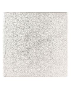 13" Square Silver Cake Board in 5mm Thick  (Pack of 5) 
