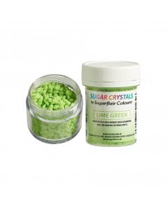 Sugarflair Sugar Crystals - Lime Green 40g