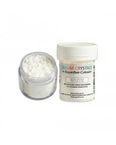 Sugarflair Sugar Crystals - White 40g