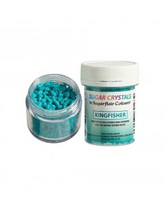 Sugarflair Sugar Crystals - Kingfisher 40g