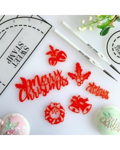 SWEET STAMP Traditional Christmas Embossing Set