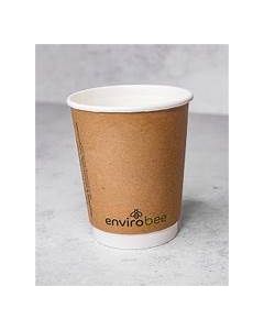 BH345 Envirobee 12oz Double Wall Recyclable & Commercially Compostable Paper Cups (Pack of 500)