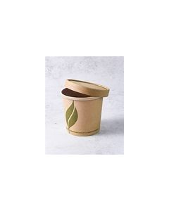 CX039 12oz Kraft Soup Container Compostable (Pack of 500)