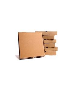 CC098 18 inch Pizza Boxes Plain Brown Compostable (Pack of 50)
