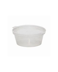 CL015 2oz Microwavable Portion Pot with Hinged Lid (Pack of 1000)