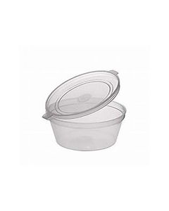 CL016 4oz Microwavable Portion Pot with Hinged Lid (Pack of 500)